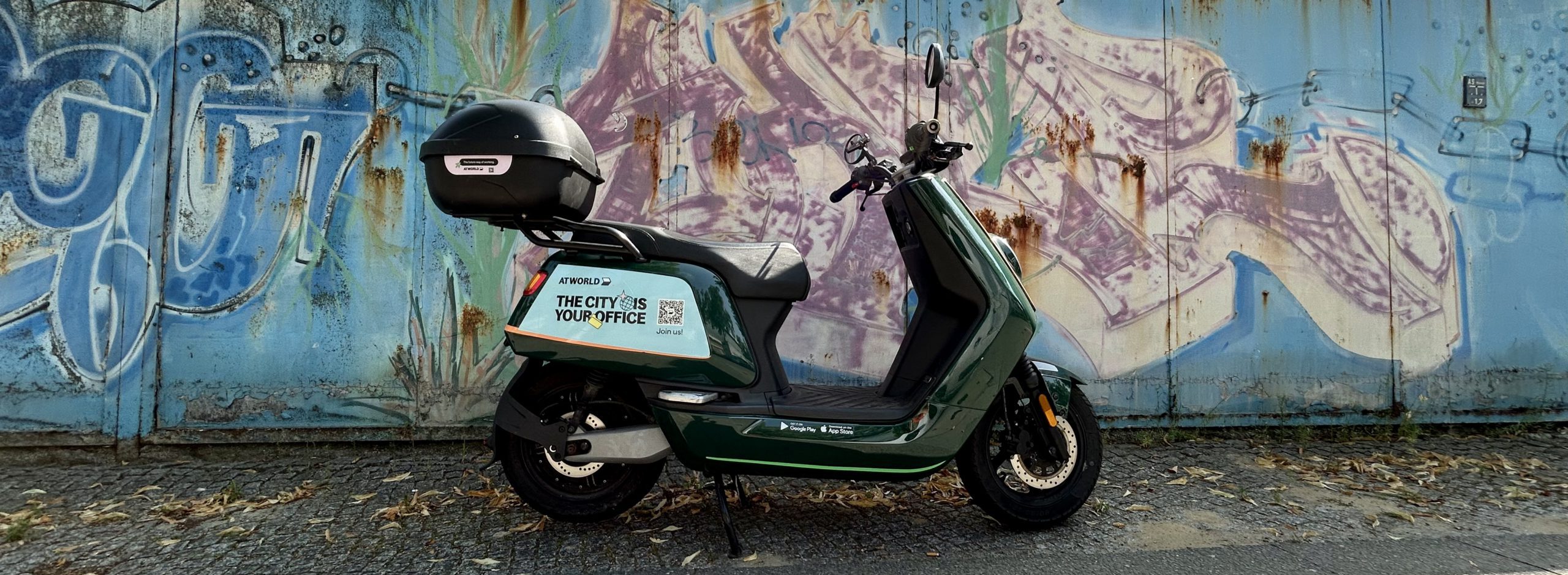 Co-branded moped